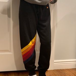 Aviator Nation Chevron 5 Stripe Sweatpants